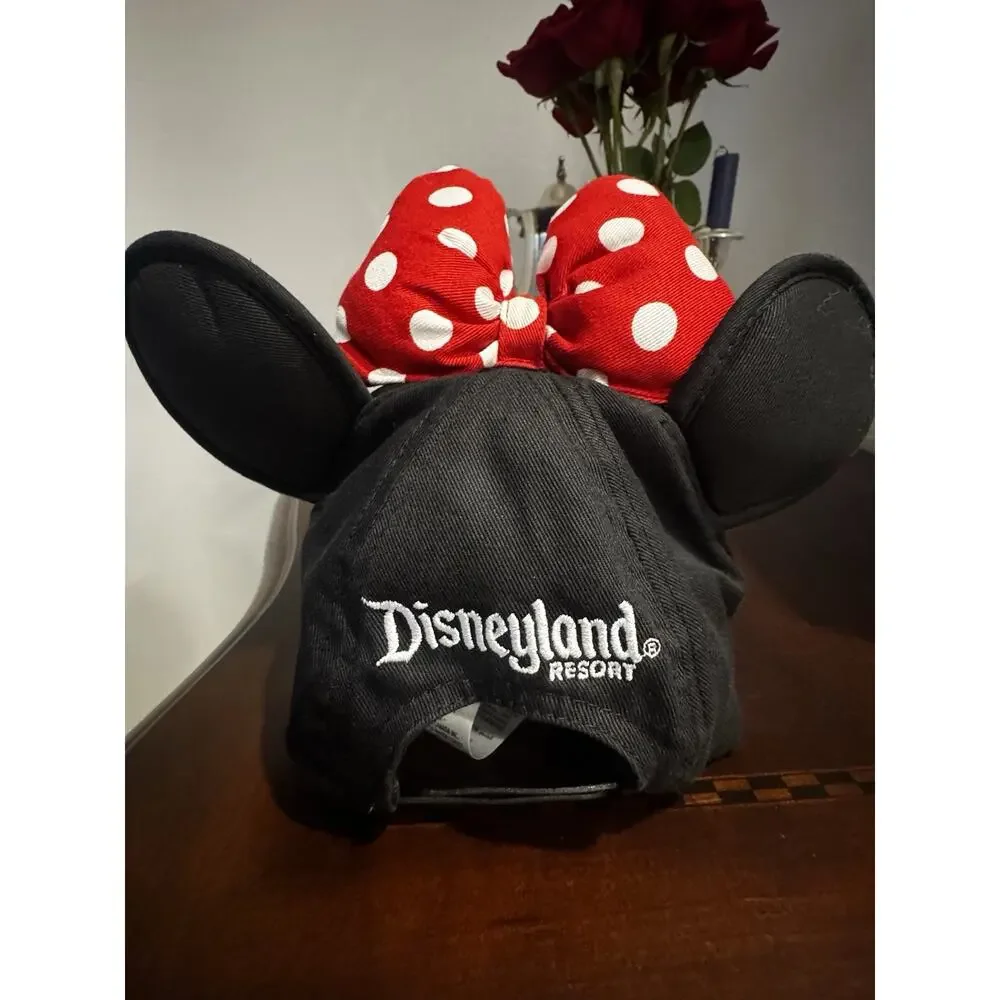 Disney Hat Minnie Mouse Ears Youth Disneyland Resort NWOT